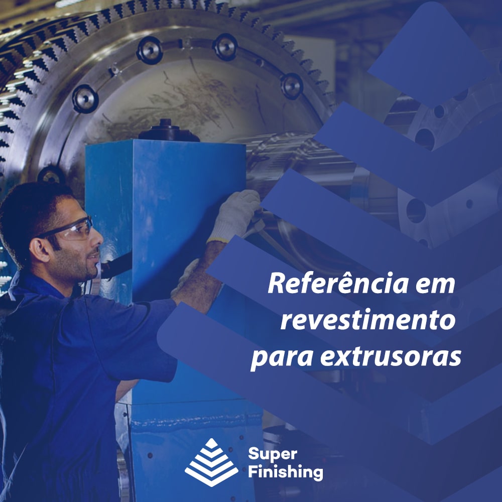 manutenção da máquina extrusora
