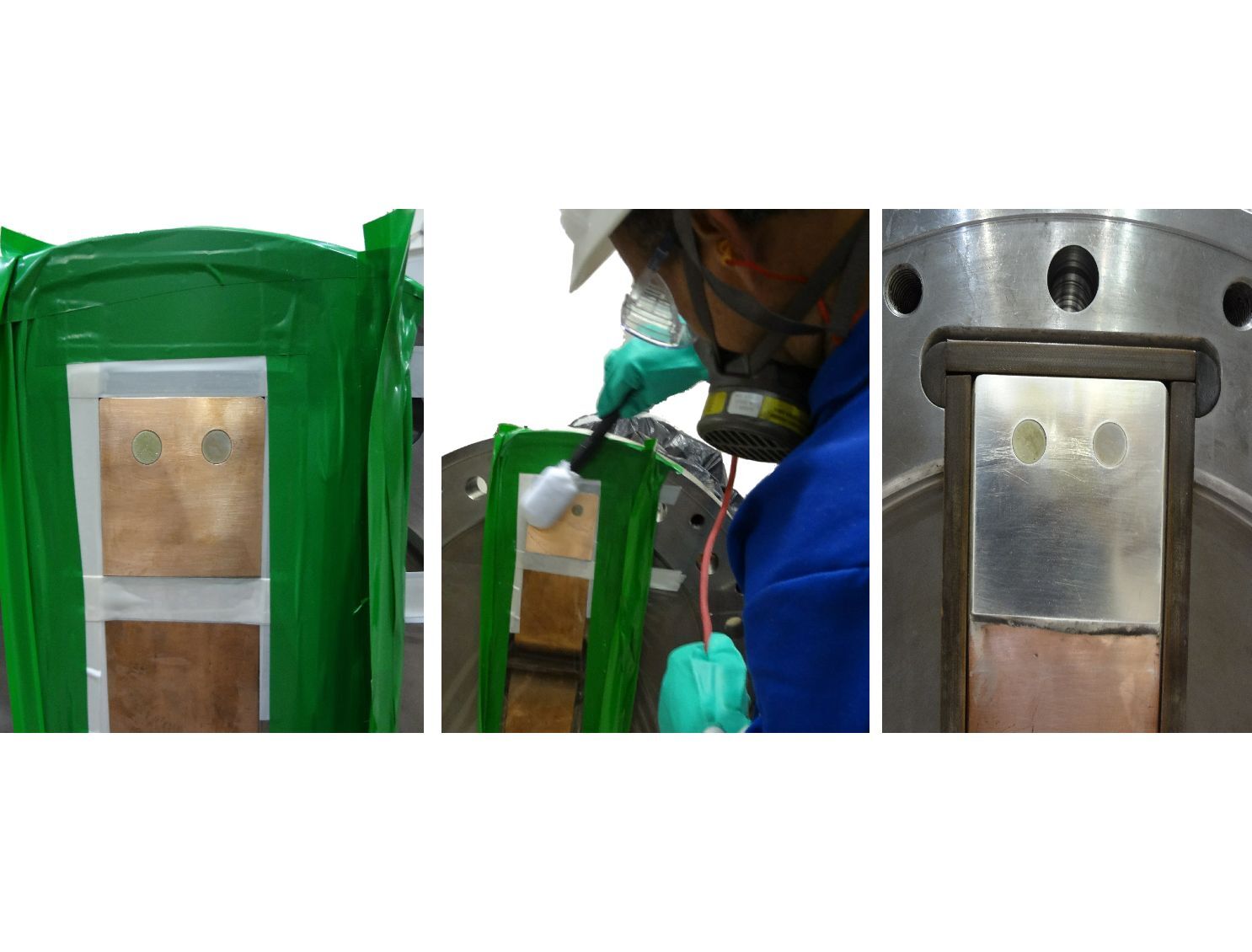 Peças passando por reparos localizados